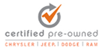 learn more about Dodge / Chrysler / Jeep certified vehicles JEEP Certified Vehicle